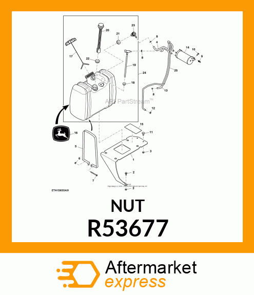 LOCK NUT, NUT,SPEED R53677