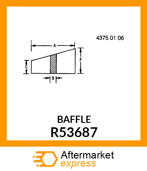 BAFFLE R53687