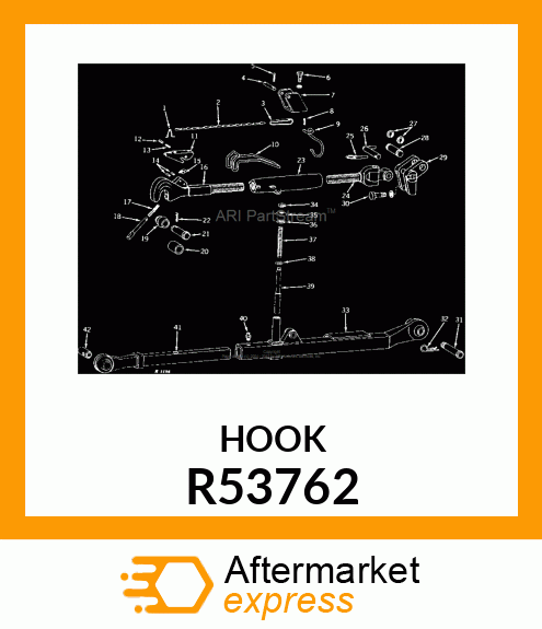 HOOK,CENTER LINK TRANSPORT R53762