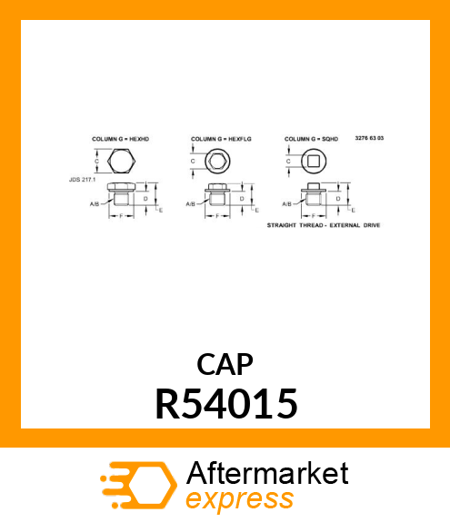 PLUG, SCREW R54015