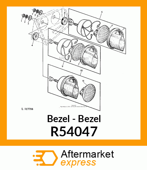 Bezel - Bezel R54047