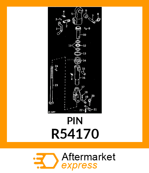 PIN,SPECIAL HEADED R54170