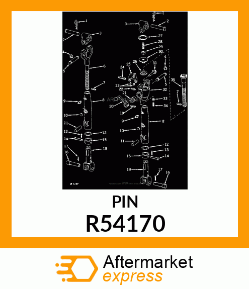 PIN,SPECIAL HEADED R54170