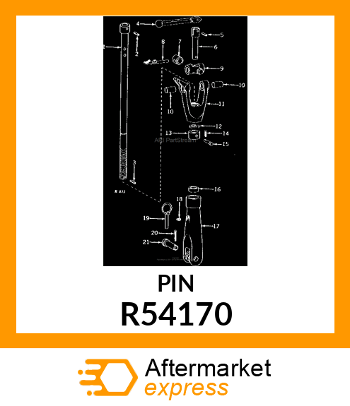 PIN,SPECIAL HEADED R54170