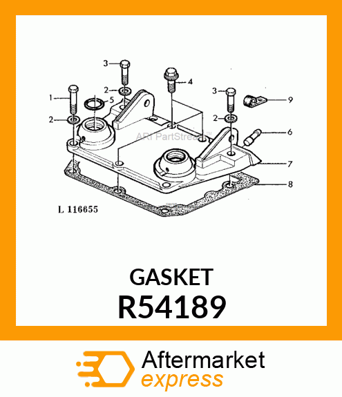 GASKET,CLUTCH HOUSING COVER R54189