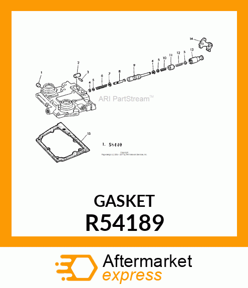 GASKET,CLUTCH HOUSING COVER R54189