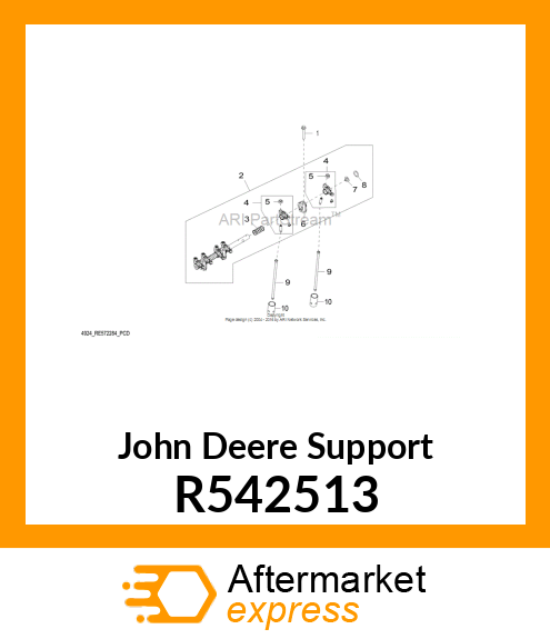 SUPPORT,ROCKER ARM SHAFT R542513