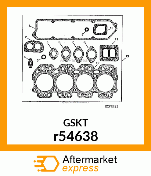 GASKET, THERMOSTAT COVER r54638