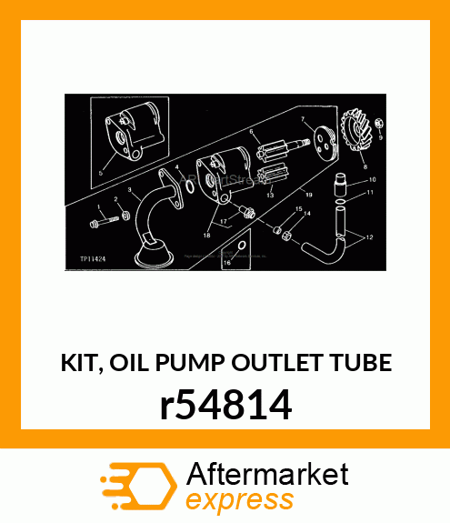 KIT, OIL PUMP OUTLET TUBE r54814