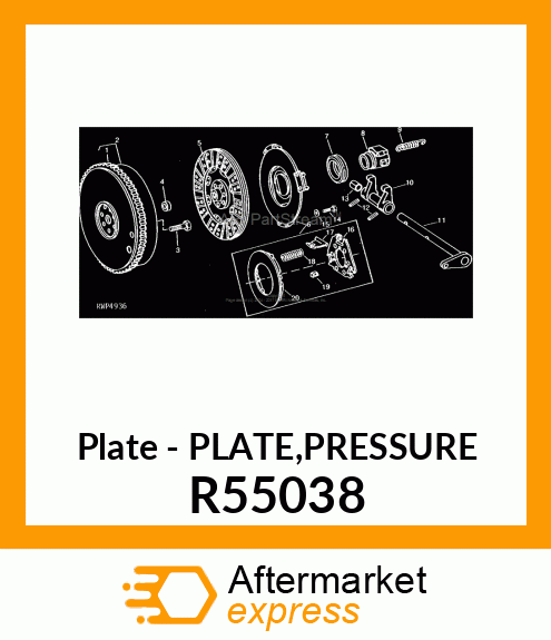 Plate - PLATE,PRESSURE R55038