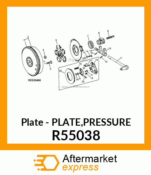 Plate - PLATE,PRESSURE R55038