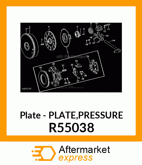 Plate - PLATE,PRESSURE R55038