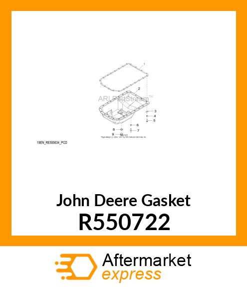 GASKET, OIL PAN R550722