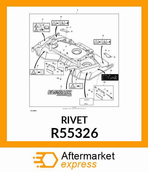 RIVET,BLIND R55326