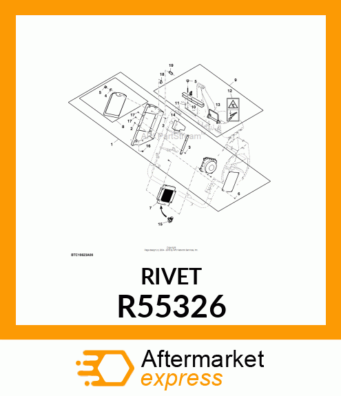 RIVET,BLIND R55326