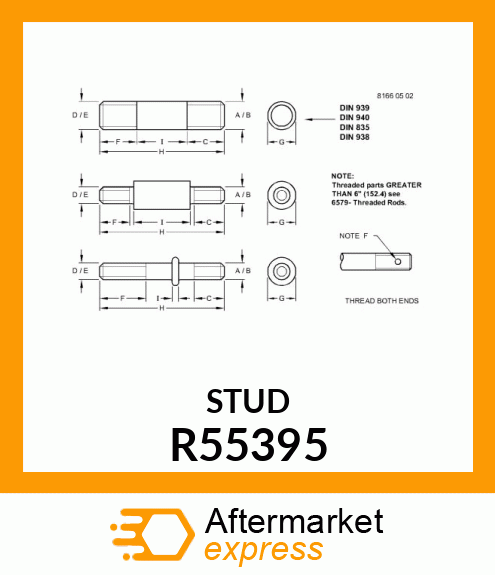 STUD R55395