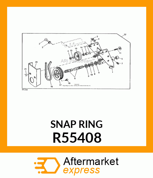 WEAR RING, SNAP RING R55408