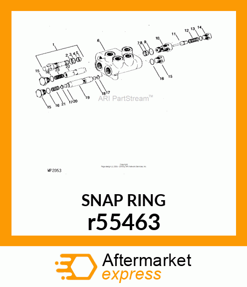 RING,ADVANCE SPRING RETAINER r55463