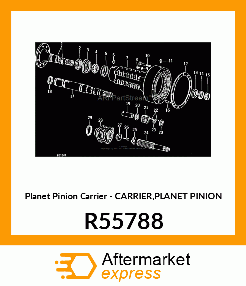 Planet Pinion Carrier - CARRIER,PLANET PINION R55788