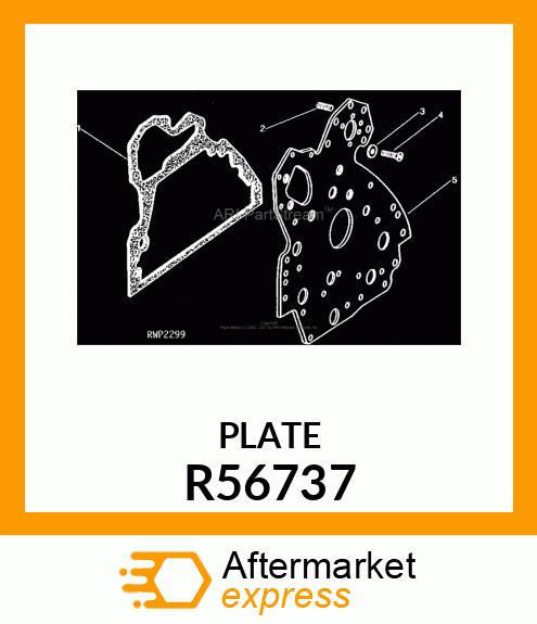 Plate - PLATE,CYL BLOCK R56737