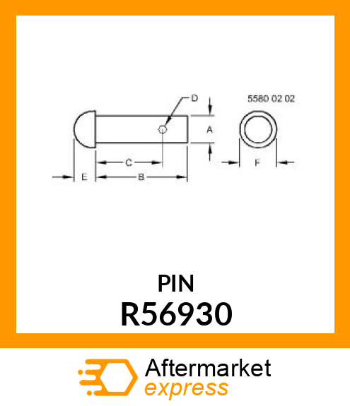 PIN,SPECIAL HEADED R56930