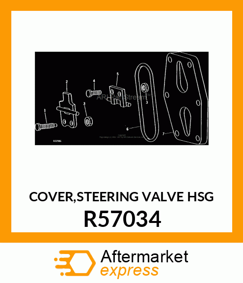 COVER,STEERING VALVE HSG R57034