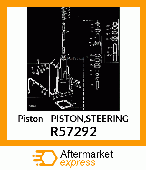 Piston - PISTON,STEERING R57292