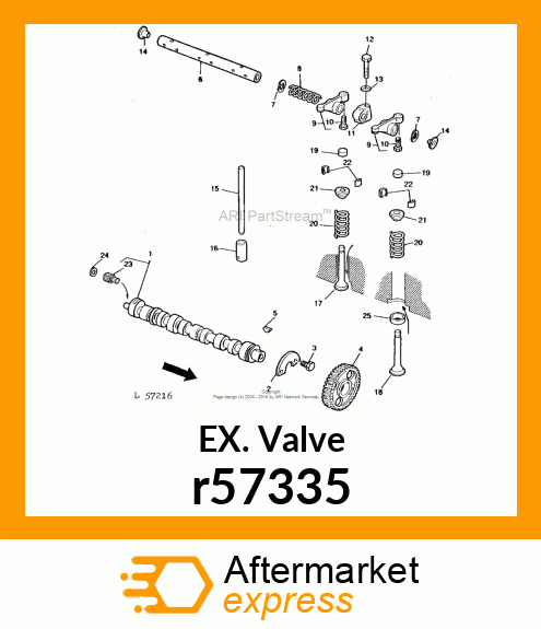 EXHAUST VALVE r57335