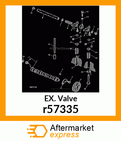 EXHAUST VALVE r57335