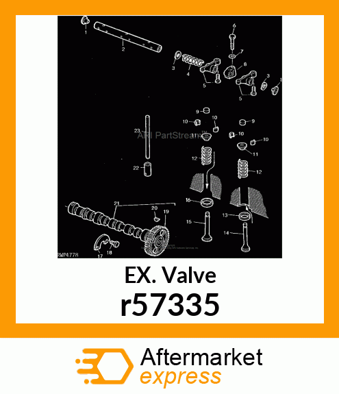 EXHAUST VALVE r57335