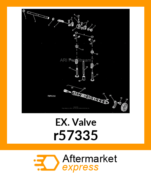 EXHAUST VALVE r57335