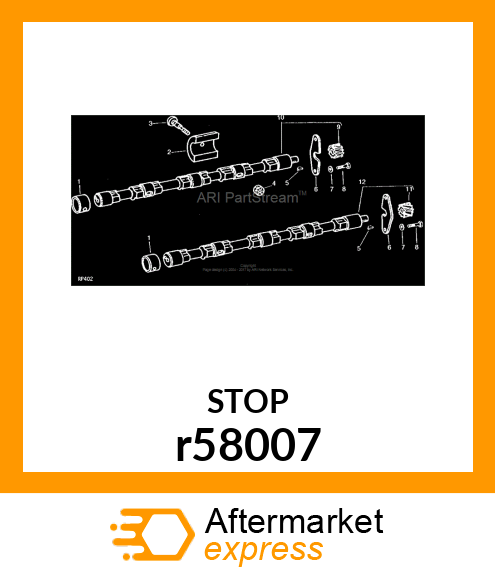 PLATE, BALANCER SHAFT,THRUST r58007