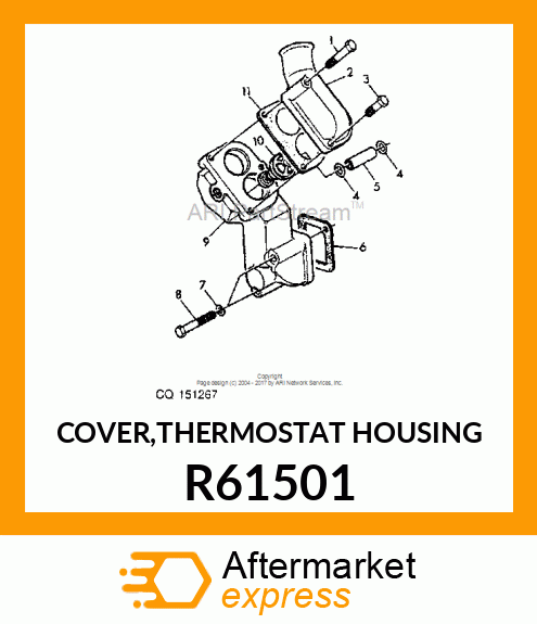 COVER,THERMOSTAT HOUSING R61501