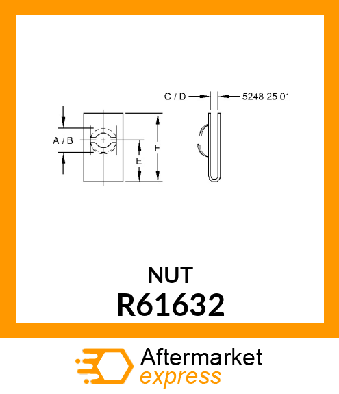 NUT, SPEED R61632