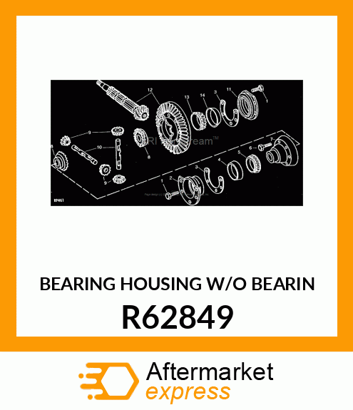 Bearing Housing with O Bearin R62849