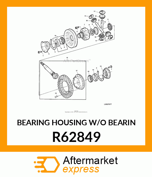 Bearing Housing with O Bearin R62849