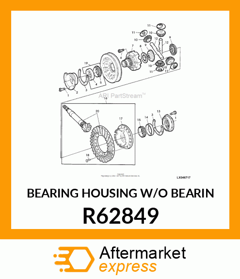 Bearing Housing with O Bearin R62849