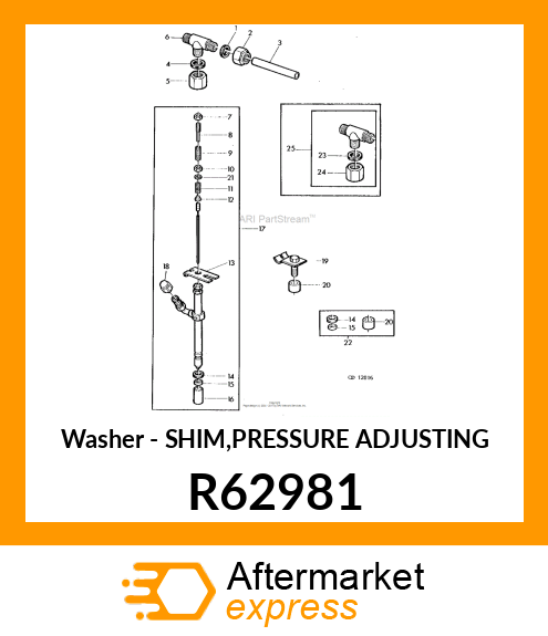 Washer - SHIM,PRESSURE ADJUSTING R62981