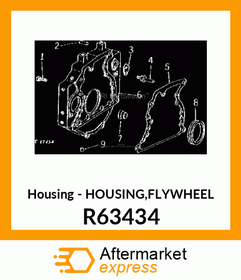 Housing - HOUSING,FLYWHEEL R63434