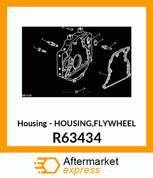 Housing - HOUSING,FLYWHEEL R63434