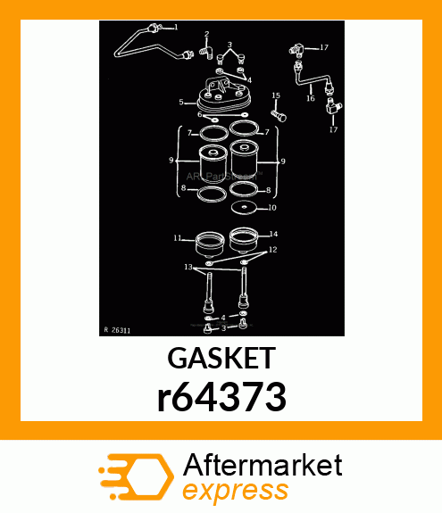 GASKET, HEADER r64373