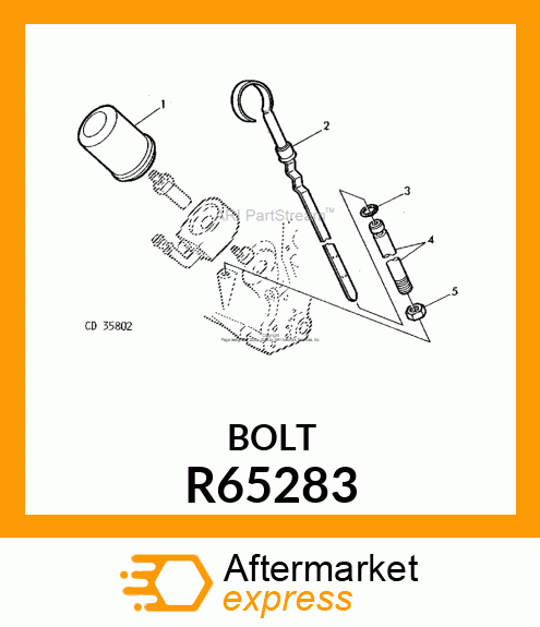 Threaded Nipple - NIPPLE, DIPSTICK R65283