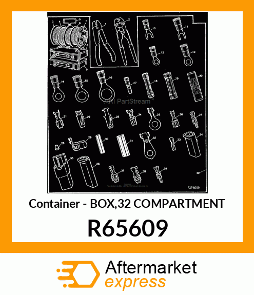 Container - BOX,32 COMPARTMENT R65609