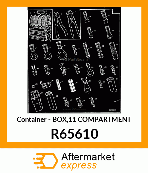 Container - BOX,11 COMPARTMENT R65610