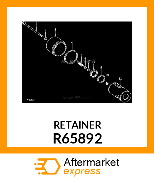 RETAINER, OIL FILTER ELEMENT R65892