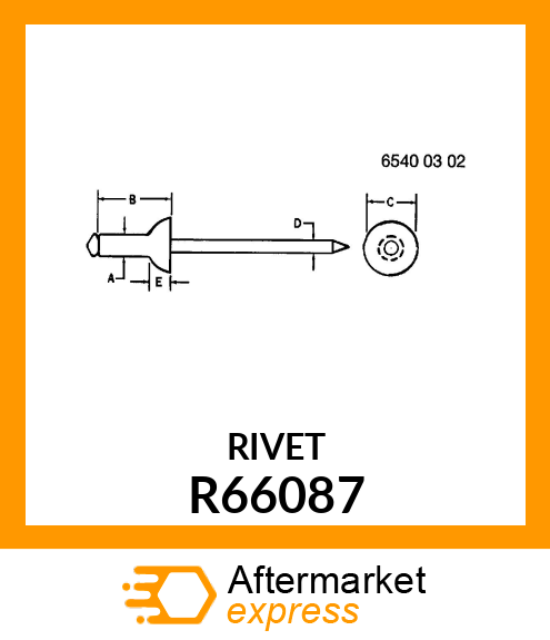 RIVET,BLIND R66087