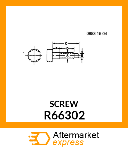 SCREW, BRUSH HOLDER R66302