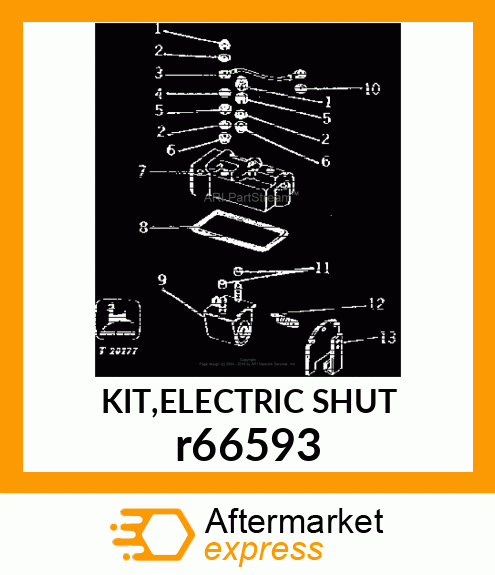 KIT,ELECTRIC SHUT r66593