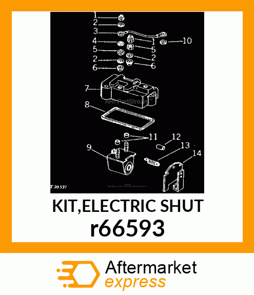 KIT,ELECTRIC SHUT r66593