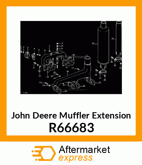 MUFFLER EXTENSION R66683